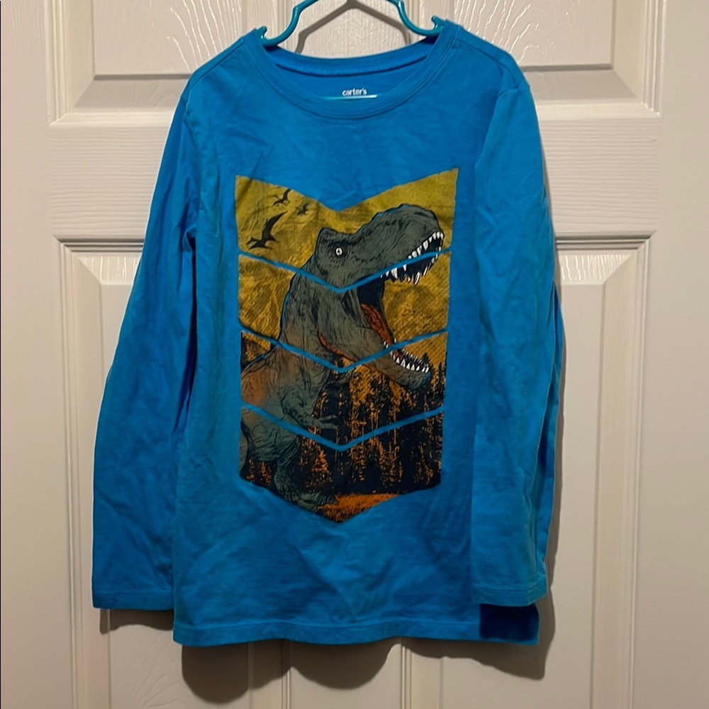 Carter's Blue Dinosaur Graphic Kids Shirt